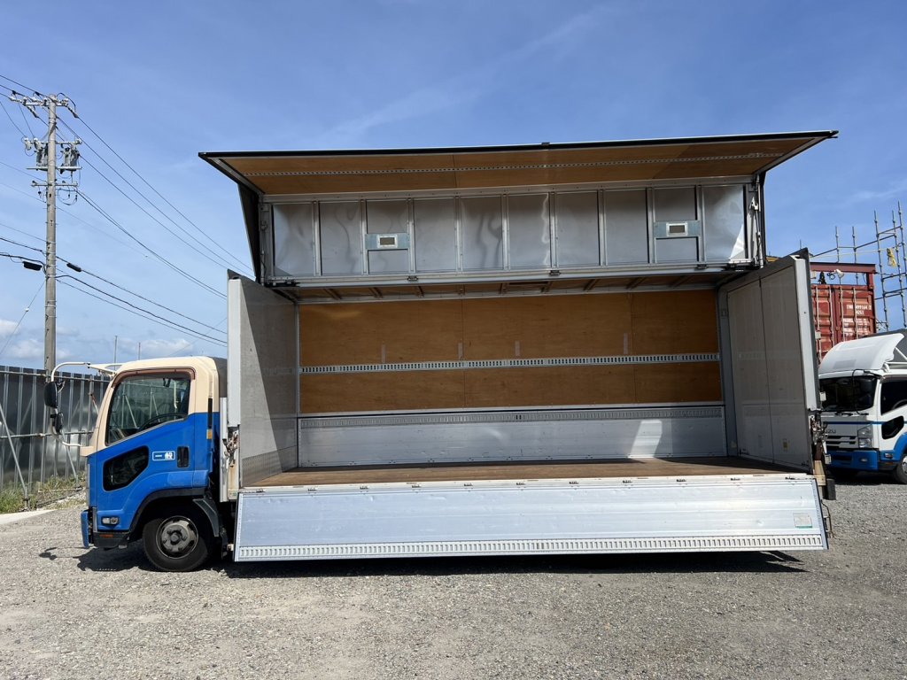 いすゞ 中型ワイド フォワード アルミウィング SKG-FRR90T2