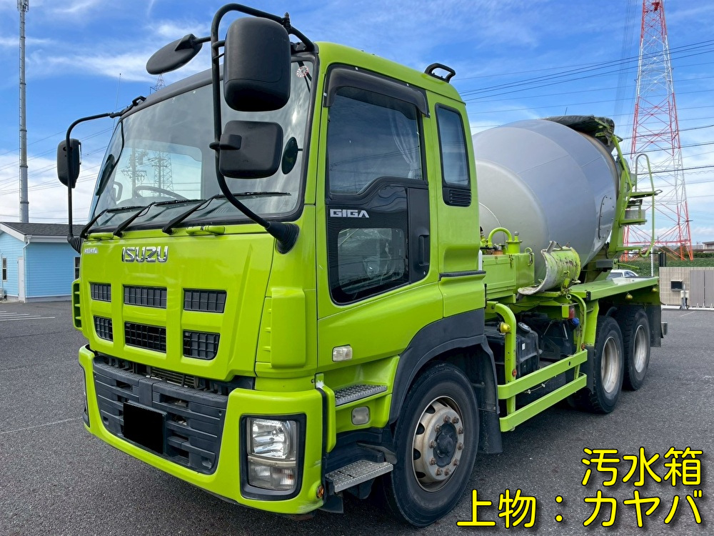 いすゞ 大型 ギガ ミキサー LKG-CXZ77AT