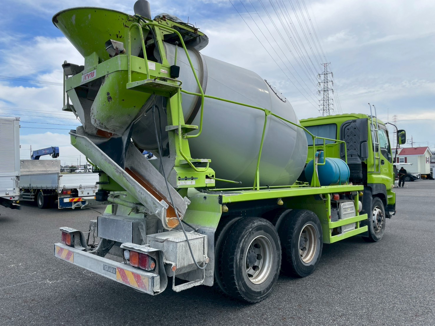 いすゞ 大型 ギガ ミキサー LKG-CXZ77AT