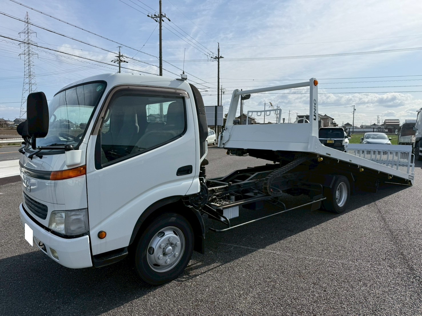 日野 小型ワイド デュトロ キャリアカー KK-XZU421M