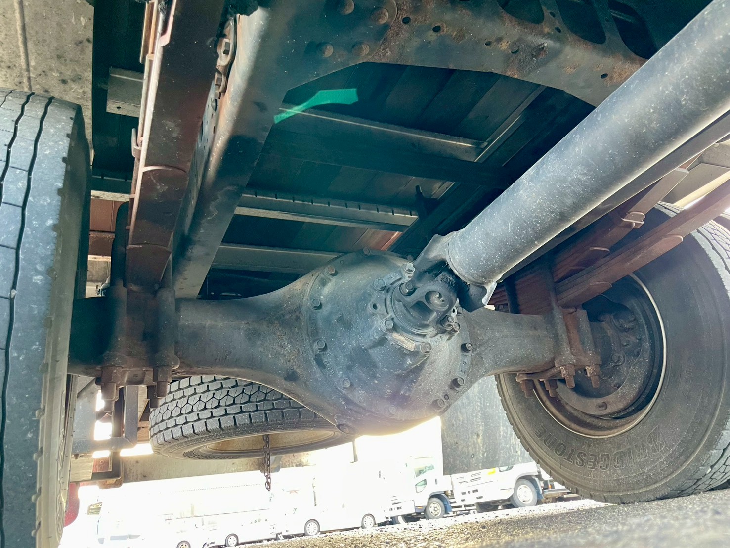 三菱 中型ワイド  平ボディ TKG-FK61F