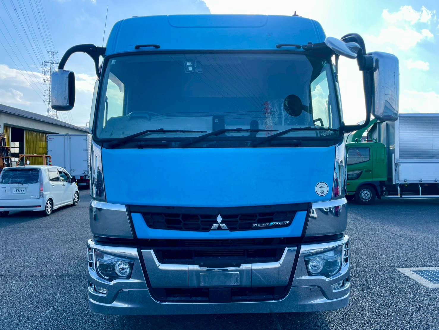 三菱 10t超 スーパーグレート アルミウィング 2PG-FS74HZ