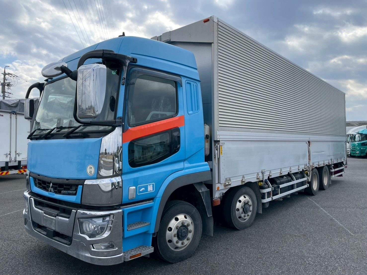 三菱 10t超 スーパーグレート アルミウィング 2PG-FS74HZ