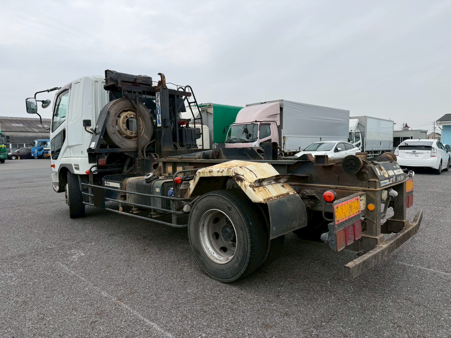 三菱 中型増トン標準  アームロール LKG-FK62FZ