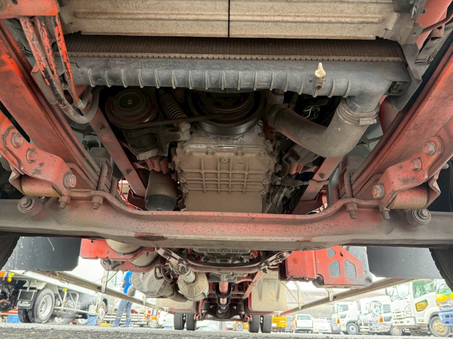 日野 中型ワイド  バン 2PG-FD2ABA改