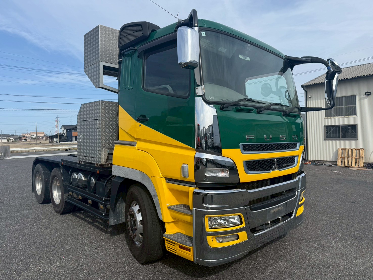 三菱 10t超 スーパーグレート トラクタ QKG-FV60VJR