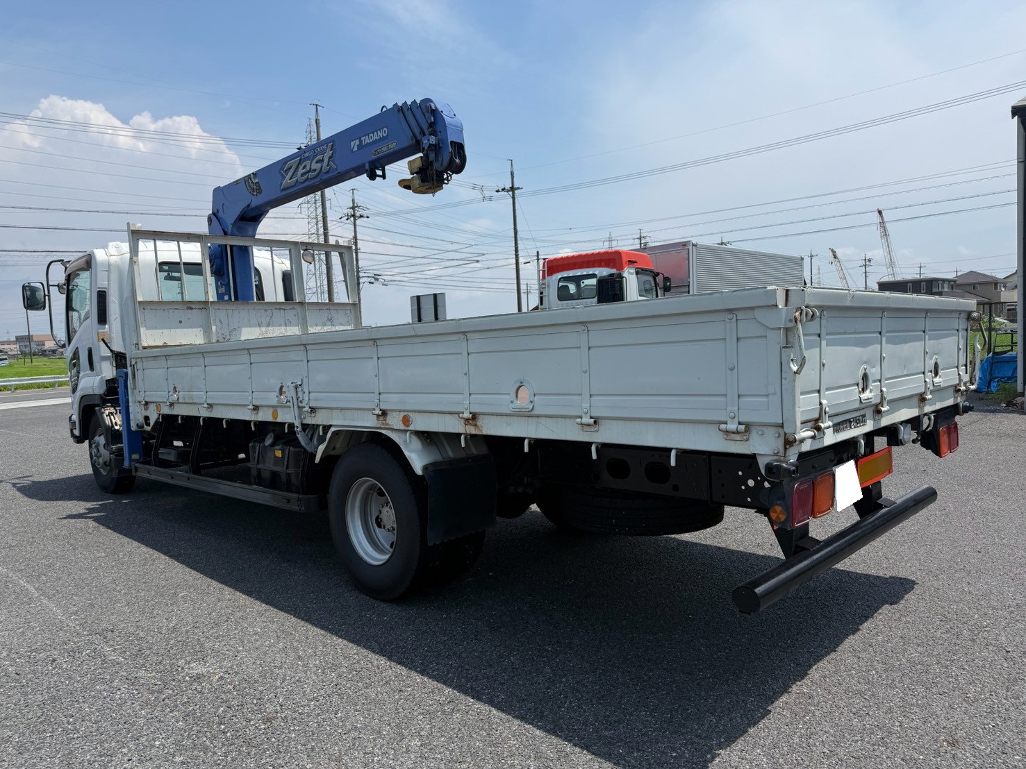 いすゞ 中型標準  クレーン４段 PKG-FRR90S1