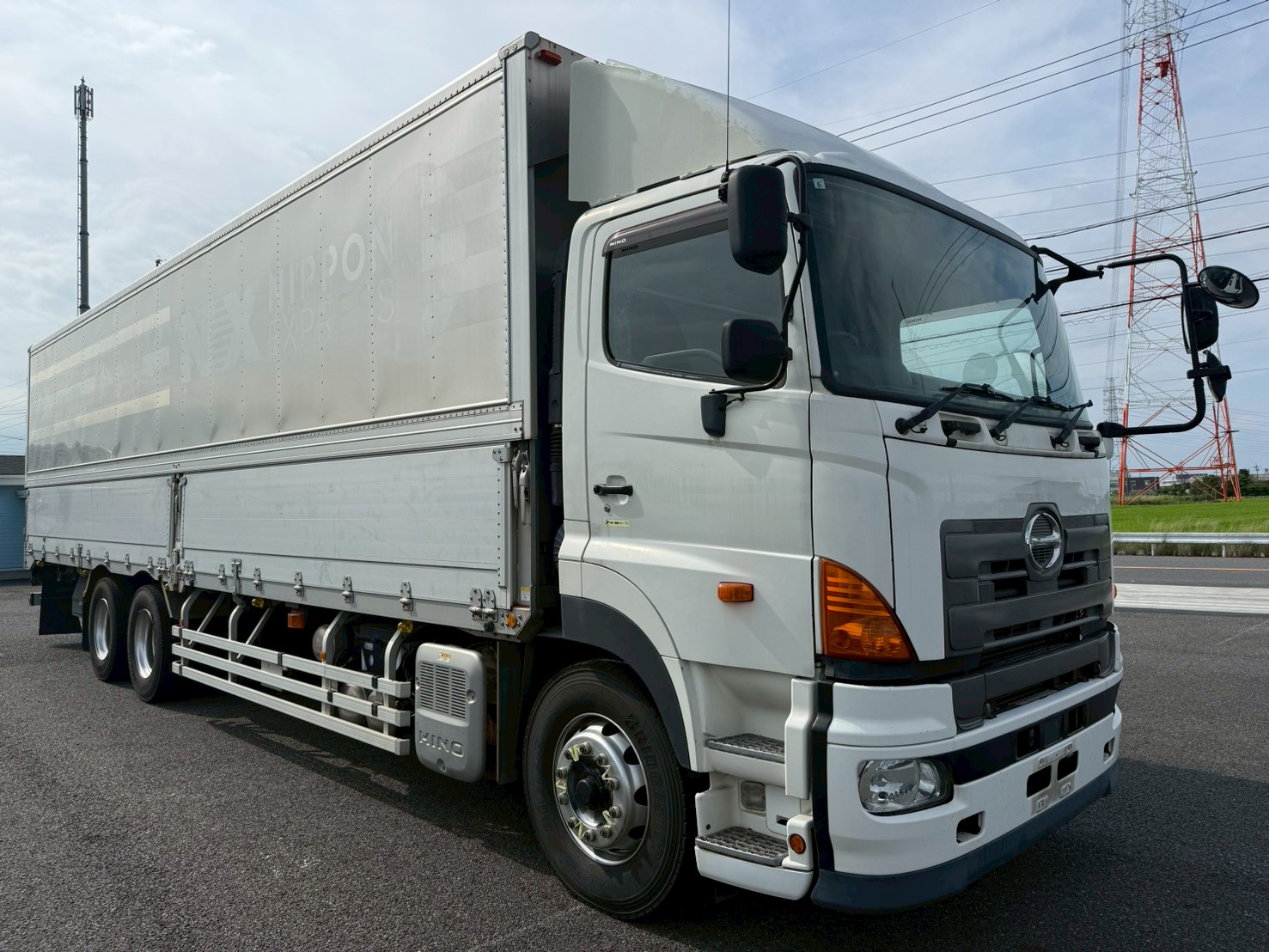 日野 10t超  アルミウィング QPG-FR1EXEG