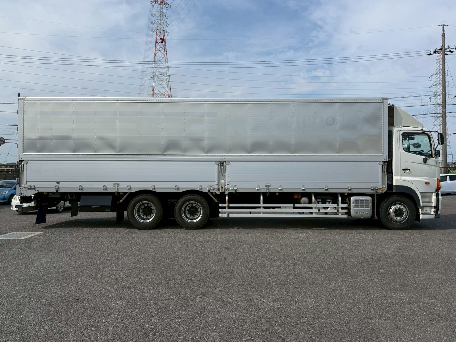 日野 10t超  アルミウィング QPG-FR1EXEG